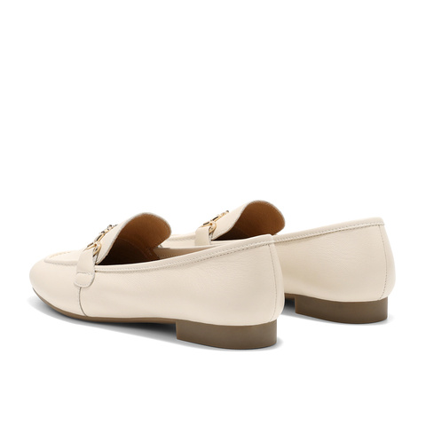 森达乐福鞋女款2025秋新马衔扣通勤舒适平跟单鞋WP026CA5