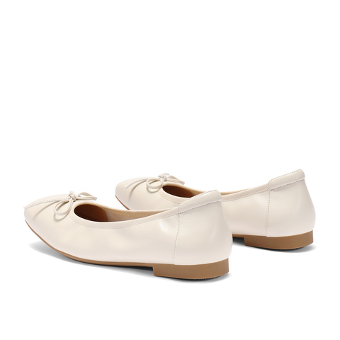 森达奶奶鞋女2025秋新商场同款通勤舒适平底浅口单鞋XNZ01CQ5