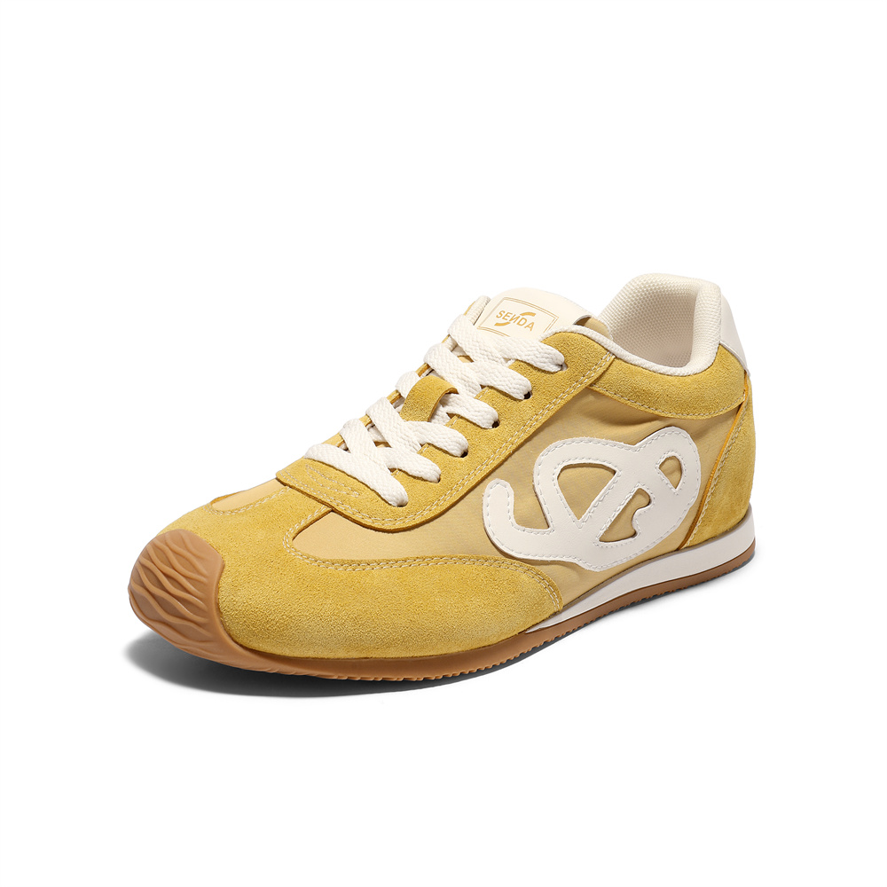 森达阿甘鞋女2025秋季新款商场同款拼接户外休闲鞋XSE01CM5