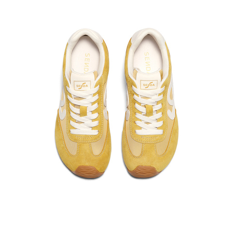 森达阿甘鞋女2025秋季新款商场同款拼接户外休闲鞋XSE01CM5