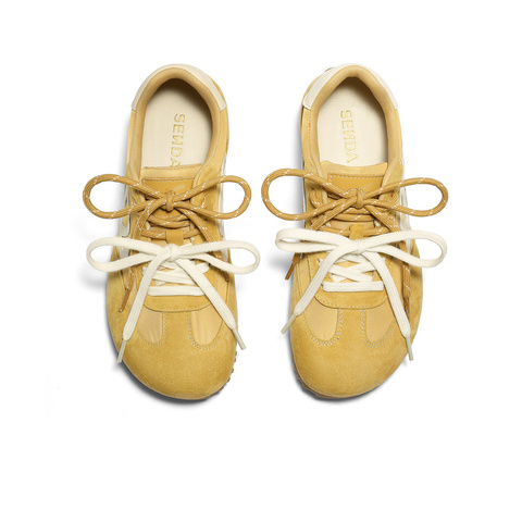 森达德训鞋女2025秋季新款拼接百搭户外休闲板鞋ZTH65CM5