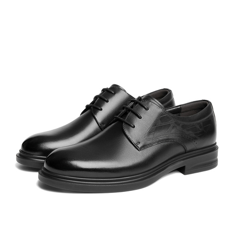 森达正装皮鞋男2025秋新商场同款职场商务皮鞋1QS01CM5