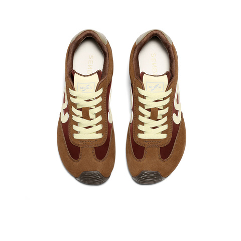 森达阿甘鞋女2025秋季新款商场同款拼接户外休闲鞋XSE01CM5