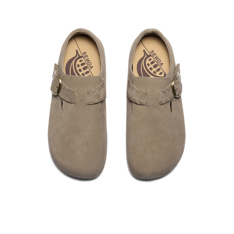 森达勃肯鞋女2025秋季新款商场同款舒适厚底休闲鞋XUD01CM5