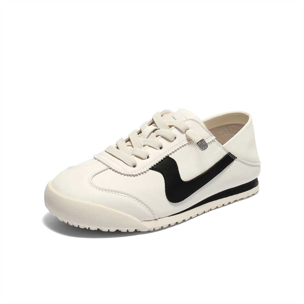 森达德训鞋女款2025夏新运动风休闲小白板鞋WP013BM5