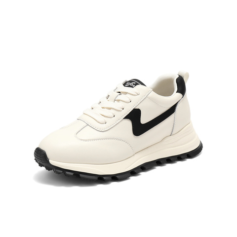 森达阿甘鞋女2025秋新商场同款户外运动风厚底休闲鞋XRK01CM5