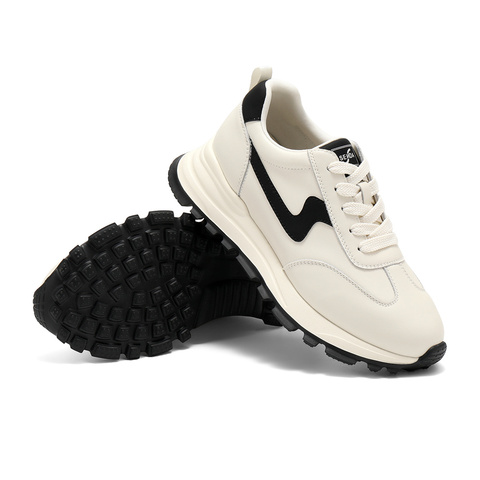 森达阿甘鞋女2025秋新商场同款户外运动风厚底休闲鞋XRK01CM5