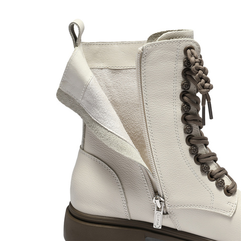 森达马丁靴女2025冬新商场同款百搭真皮休闲中筒靴XTC01DZ5