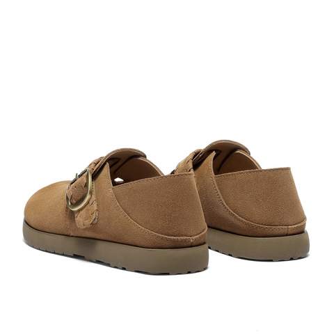 森达勃肯鞋女2025秋季新款商场同款舒适简约平底休闲鞋XUC01CM5