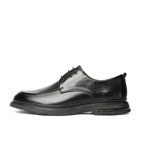 森达正装皮鞋男2025秋新商场同款简约通勤舒适商务鞋1YR01CM5