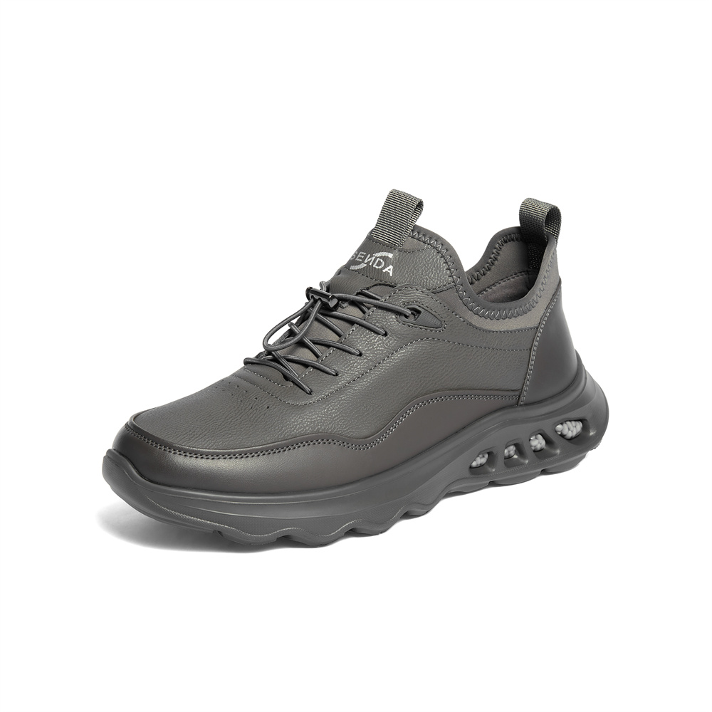 森达健步鞋男2025冬季新款商场同款运动厚底休闲鞋1ZR01DM5