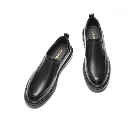 森达休闲皮鞋男2025季新商场同款简约商务休闲鞋K6V01DM5