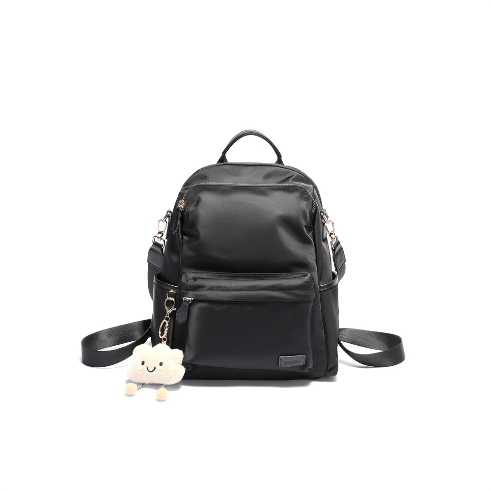 森达双肩包女2025秋季新款商场同款户外休闲背包X1615CX5