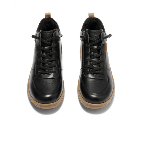 森达休闲靴女2025冬新商场同款潮流户外厚底皮短靴4BK46DD5