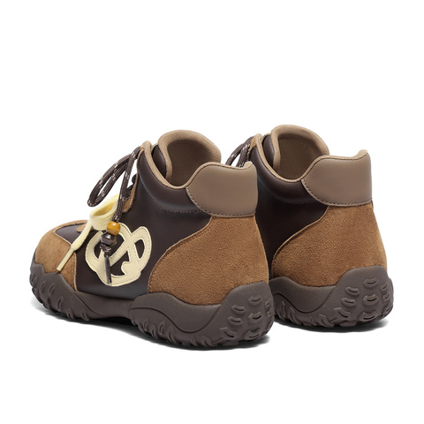 森达高帮鞋女2025冬季新款商场同款户外德训休闲鞋XTW01DD5