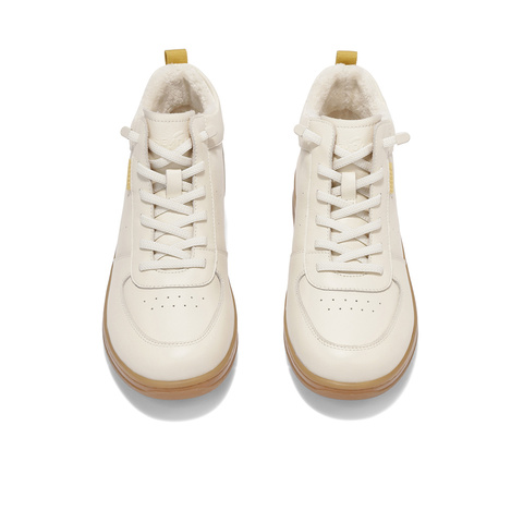 森达休闲靴女2025冬新商场同款潮流户外厚底皮短靴4BK46DD5