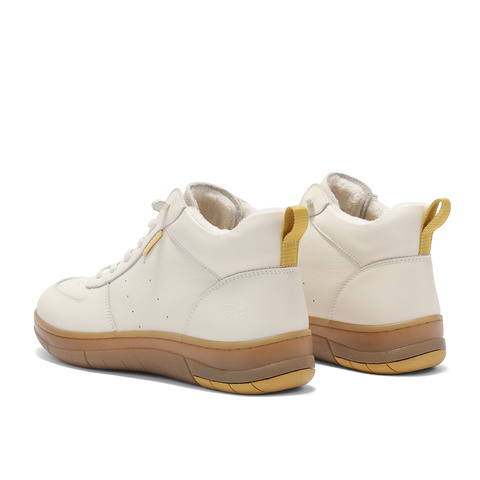 森达休闲靴女2025冬新商场同款潮流户外厚底皮短靴4BK46DD5