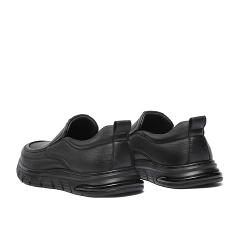 森达休闲皮鞋男2025冬新商场同款简约一脚蹬厚底单鞋2AC02DM5