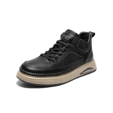 森达工装靴男2025冬新商场同款时尚户外厚底休闲短靴V3051DD5