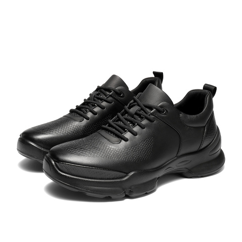 森达健步鞋男2025秋新商场同款户外运动风厚底休闲鞋2BE01CM5