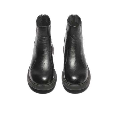 森达休闲靴女2025冬季新款商场同款时尚软面短靴XRL01DD5