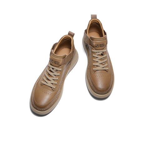 森达工装靴男2025冬新商场同款时尚户外厚底休闲短靴V3051DD5