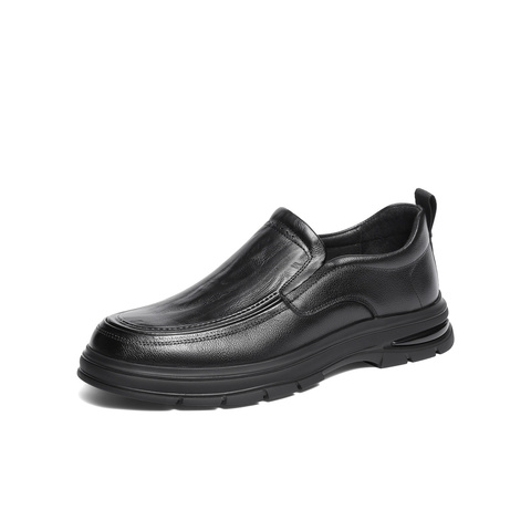 森达休闲皮鞋男2025冬新商场同款简约商务休闲鞋1ZE02DM5