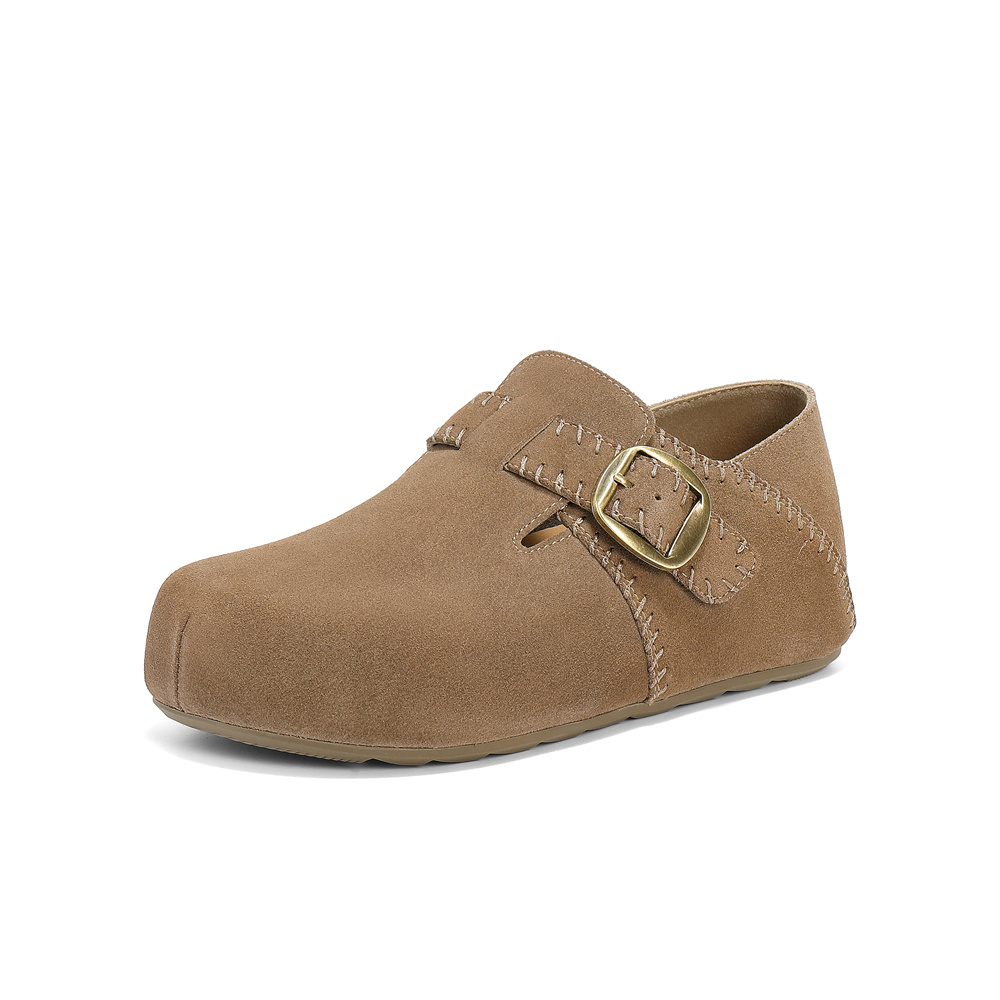 森达勃肯鞋女2025秋季新款舒适简约时尚潮流休闲鞋ZTH85CM5