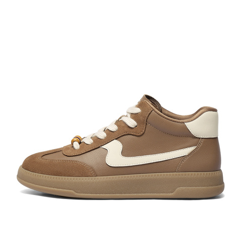 森达休闲鞋女2025冬新商场同款户外休闲德训鞋4HOC8DM5