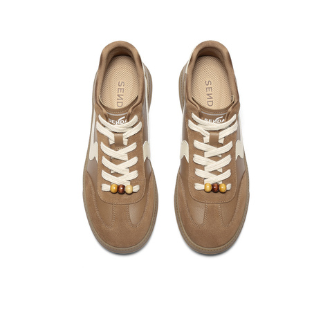 森达休闲鞋女2025冬新商场同款户外休闲德训鞋4HOC8DM5