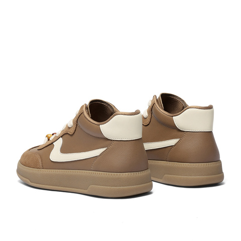 森达休闲鞋女2025冬新商场同款户外休闲德训鞋4HOC8DM5