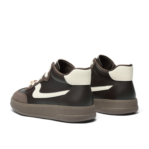 森达休闲鞋女2025冬新商场同款户外休闲德训鞋4HOC8DM5