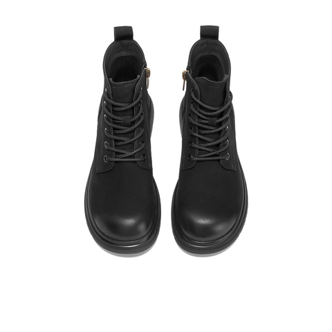 森达马丁靴女2025冬季新款商场同款户外徒步休闲短靴XSZ01DD5