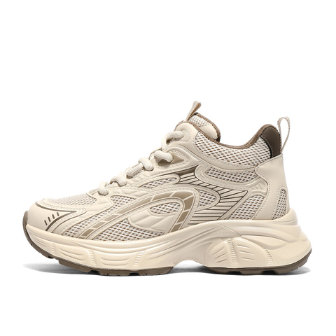 森达高帮鞋女2025冬新商场同款运动厚底休闲老爹鞋XTN01DD5