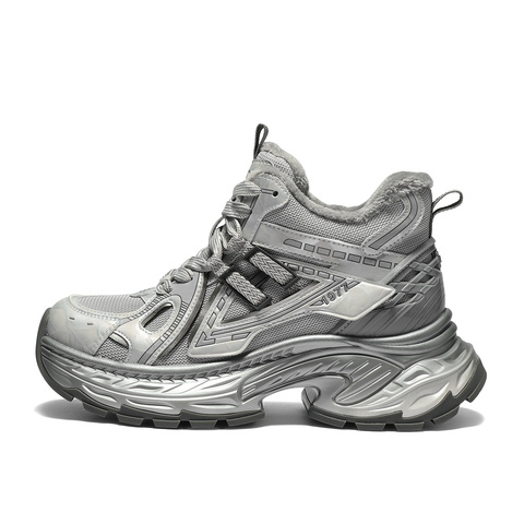 森达休闲靴女2025冬季新款商场同款运动老爹短靴XVP01DD5