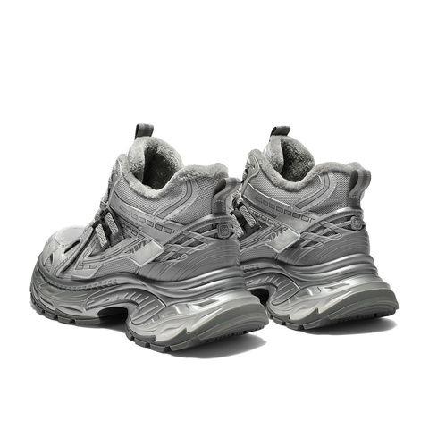 森达休闲靴女2025冬季新款商场同款运动老爹短靴XVP01DD5