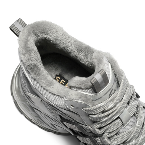 森达休闲靴女2025冬季新款商场同款运动老爹短靴XVP01DD5