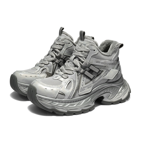 森达休闲靴女2025冬季新款商场同款运动老爹短靴XVP01DD5