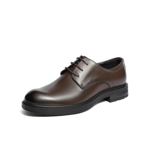 森达正装皮鞋男2025冬新商场同款通勤职场商务鞋2AS01DM5