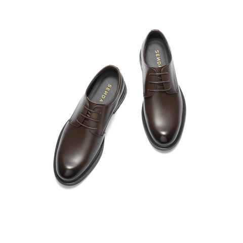 森达正装皮鞋男2025冬新商场同款通勤职场商务鞋2AS01DM5