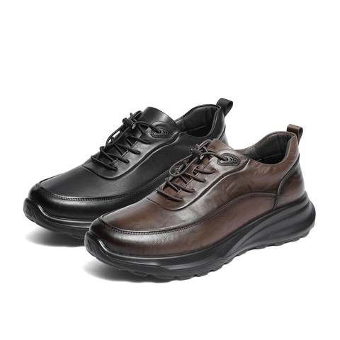 森达健步鞋男2025冬季新款商场同款户外厚底运动鞋1ZM01DM5