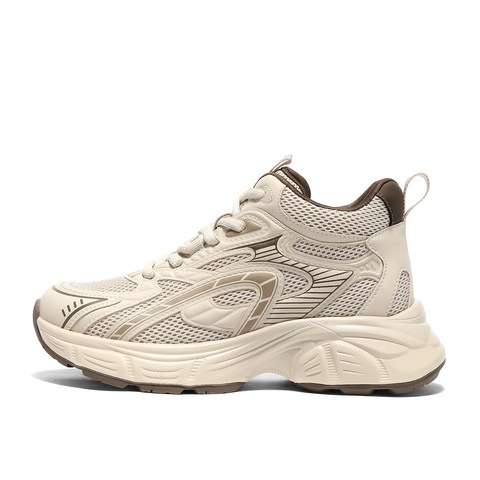 森达高帮鞋女2025冬新商场同款运动厚底休闲老爹鞋XTN01DD5