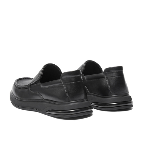 森达休闲皮鞋男2025冬新商场同款软面一脚蹬商务休闲鞋K5802DM5