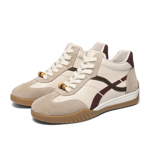 森达高板鞋女2025冬季新款商场同款德训休闲鞋4NR43DD5