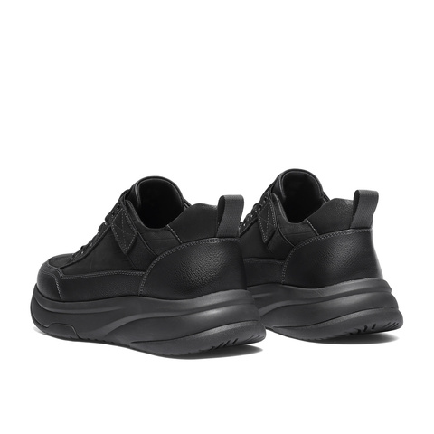 森达休闲靴男2025冬季新款商场同款运动风厚底短靴1ZS01DD5