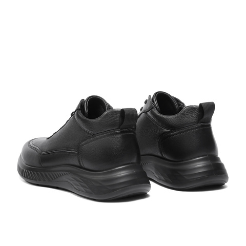 森达皮靴男2025冬新商场同款简约厚底舒适休闲短靴1ZL01DD5