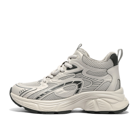 森达高帮鞋女2025冬新商场同款运动厚底休闲老爹鞋XTN01DD5