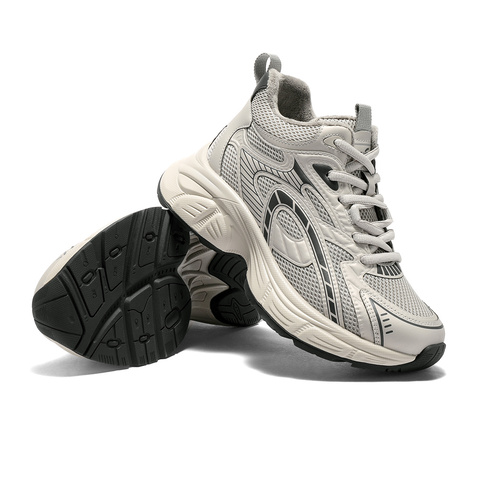 森达高帮鞋女2025冬新商场同款运动厚底休闲老爹鞋XTN01DD5