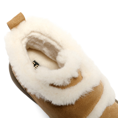 森达雪地靴女2025冬新商场同款舒适保暖户外短靴XTD01DD5