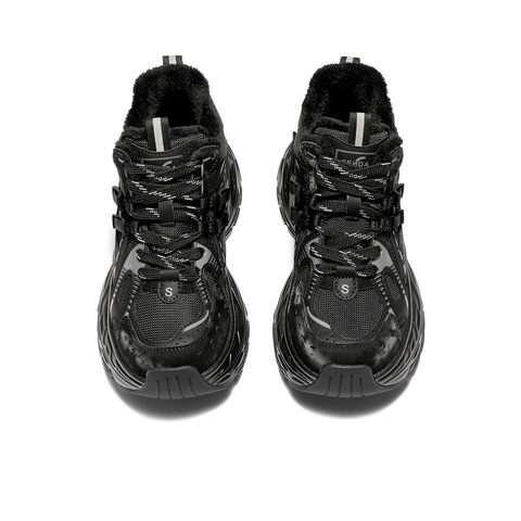 森达休闲靴女2025冬季新款商场同款运动老爹短靴XVP01DD5